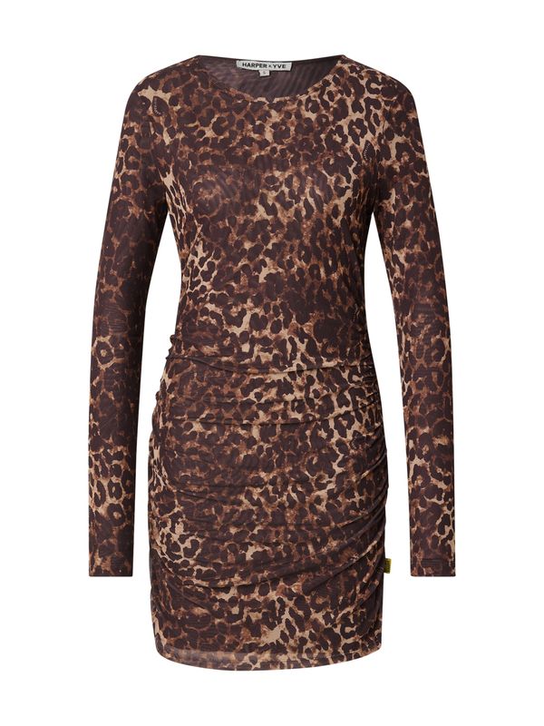 Harper & Yve Harper & Yve Obleka  rjava / čokolada / brokat