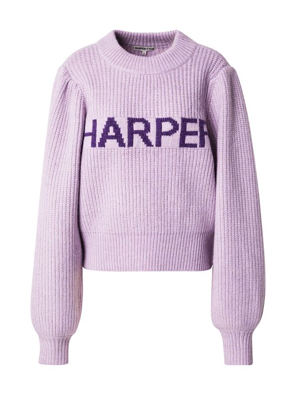 Harper & Yve Harper & Yve Pulover  pastelno lila / temno liila