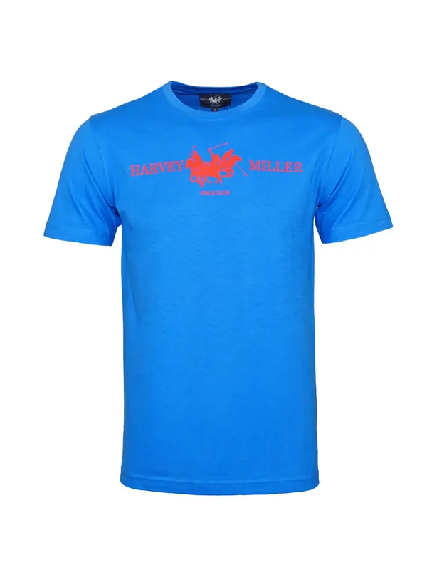 HARVEY MILLER HARVEY MILLER Majica 'Basic'  modra / rdeča