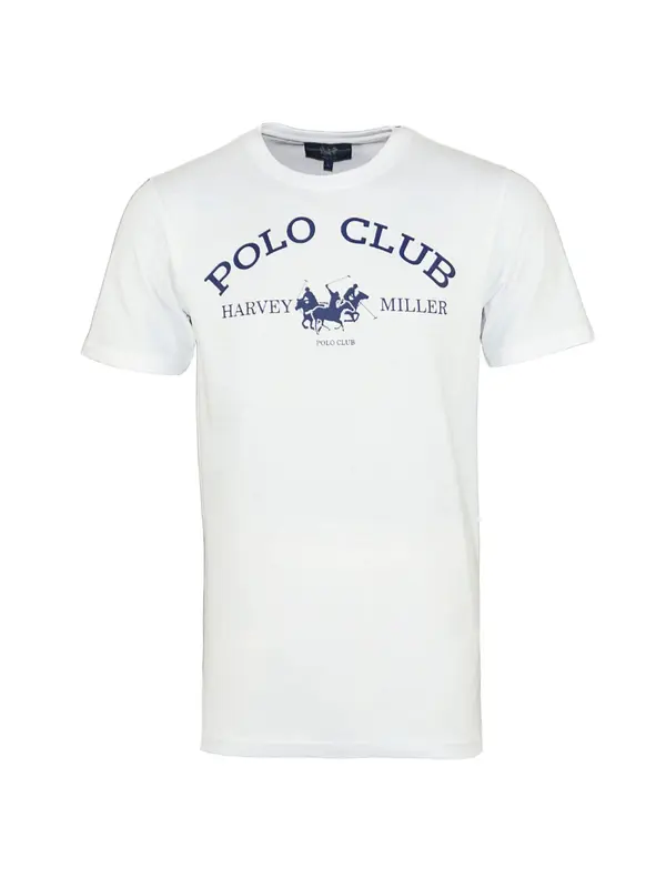 HARVEY MILLER HARVEY MILLER Majica 'Club'  črna / bela