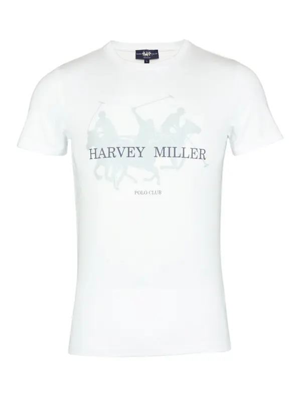 HARVEY MILLER HARVEY MILLER Majica  marine / pastelno modra / bela