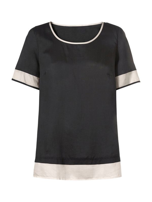 heine heine Bluza  bež / črna