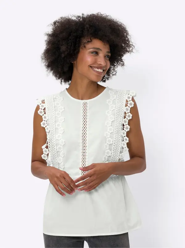 heine heine Bluza  ecru