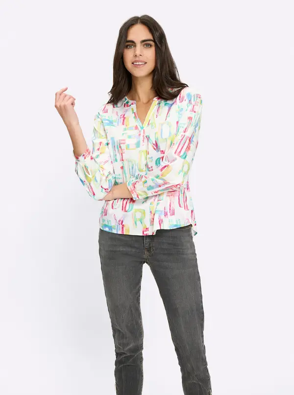 heine heine Bluza  modra / apno / roza / bela