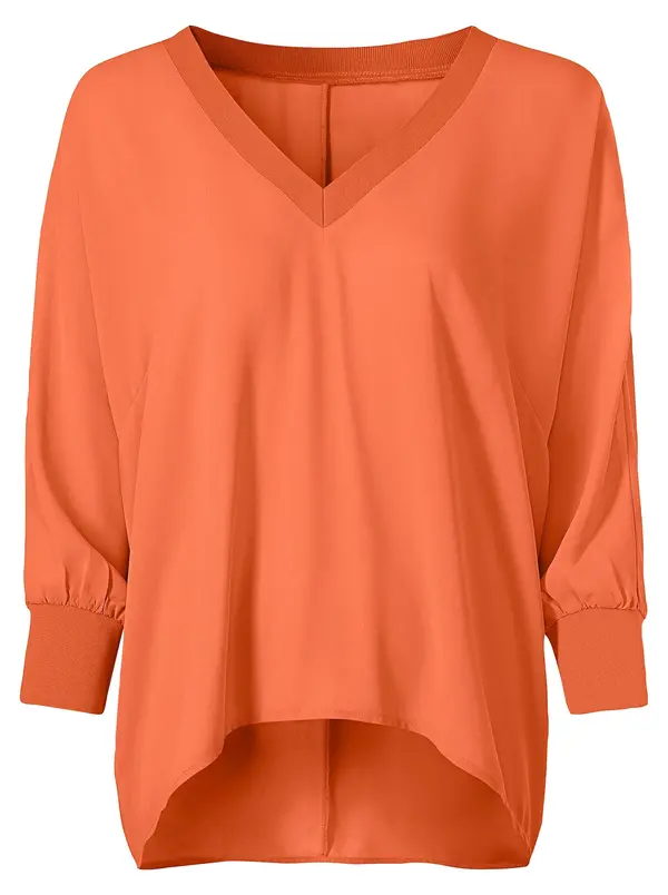 heine heine Bluza  oranžna / temno oranžna