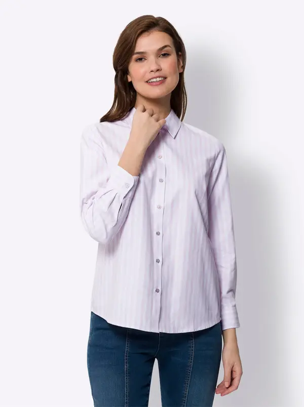 heine heine Bluza  roza / bela
