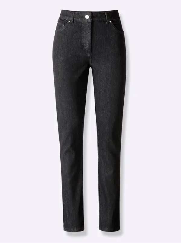 heine heine Kavbojke  črn denim