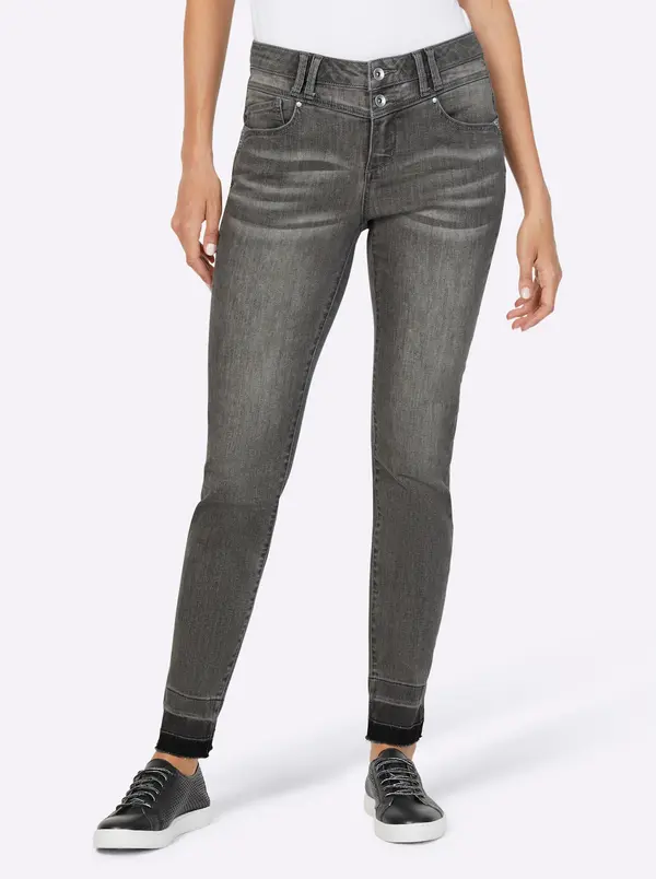 heine heine Kavbojke  siv denim