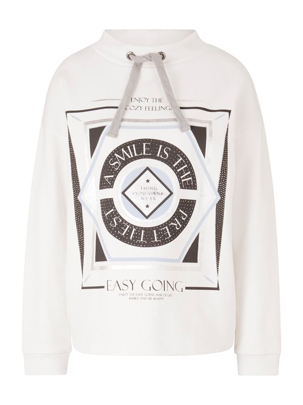 heine heine Majica  ecru / rjava