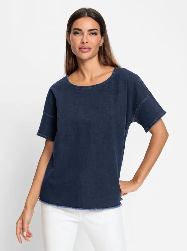 heine heine Majica  moder denim