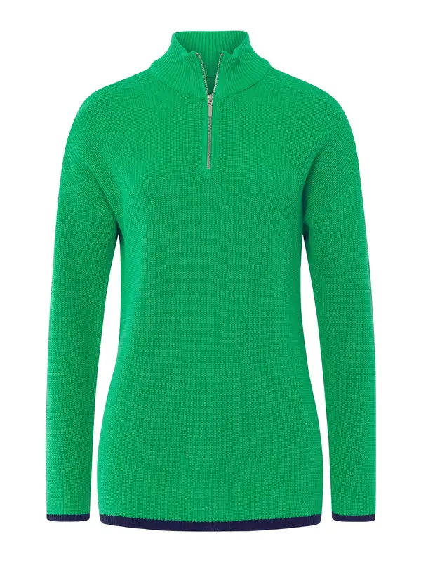 heine heine Pulover  marine / travnato zelena