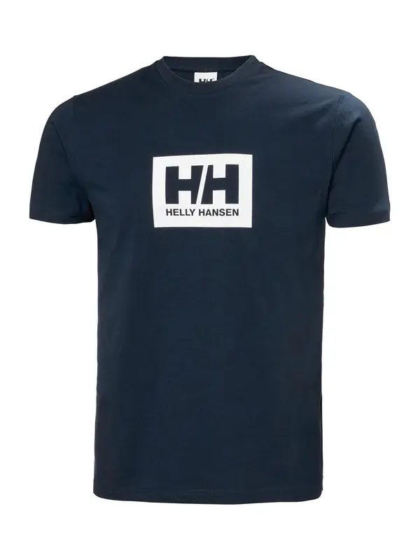 HELLY HANSEN HELLY HANSEN Majica 'BOX 2.0'  mornarska / bela