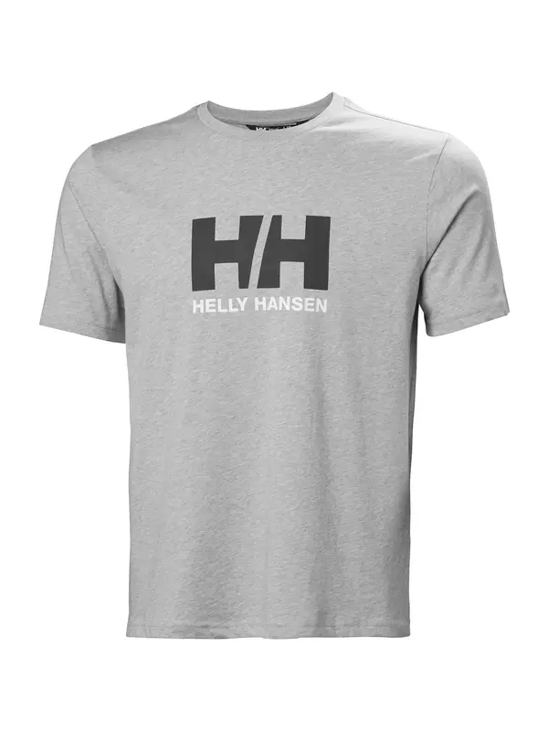 HELLY HANSEN HELLY HANSEN Majica  pegasto siva / črna / bela