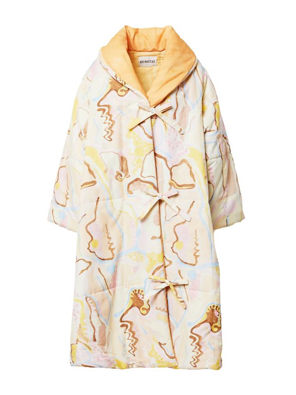 Helmstedt Helmstedt Zimski plašč 'Aga'  pesek / nebeško modra / rjava / rumena