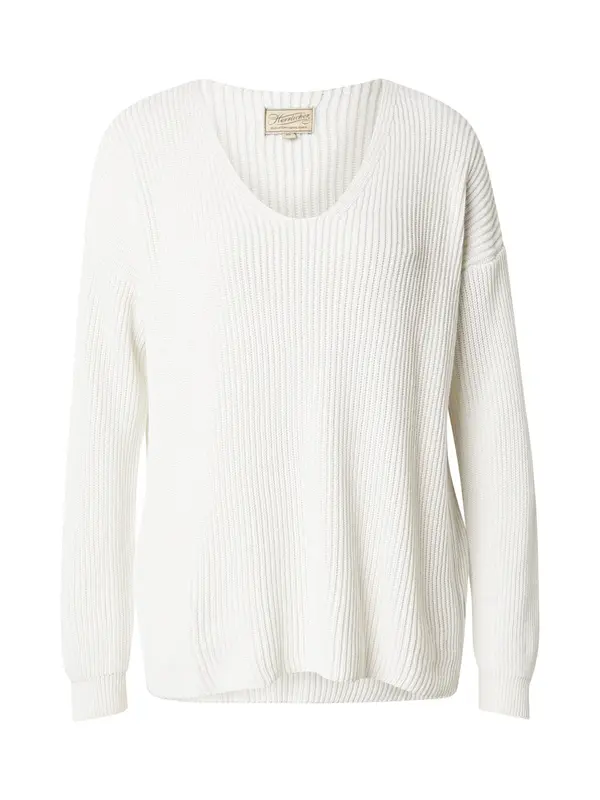 Herrlicher Herrlicher Pulover 'Lini'  off-bela