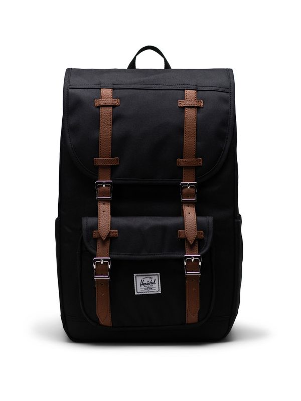 Herschel Herschel Nahrbtnik 'Little America™ Mid'  rjava / črna / bela