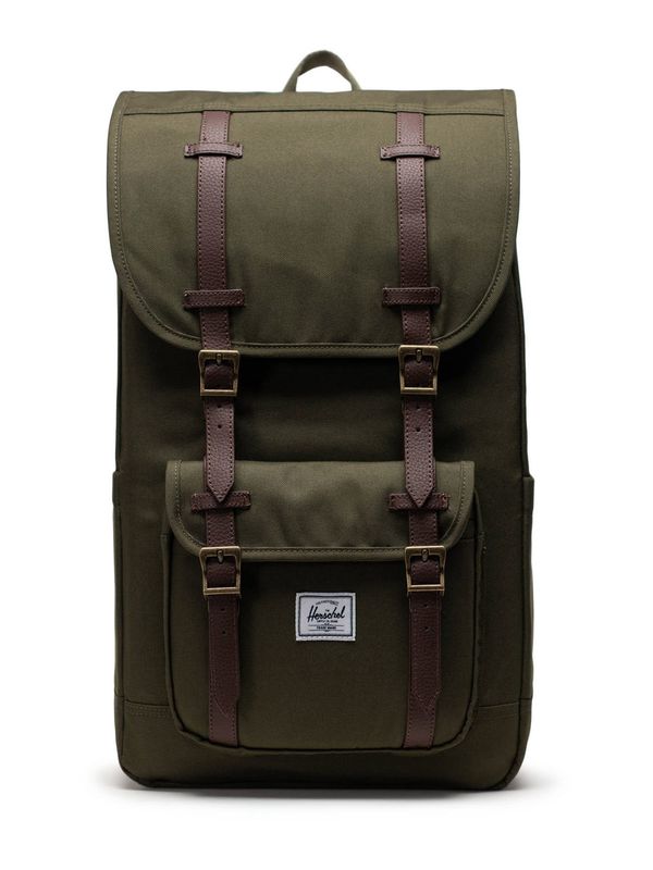 Herschel Herschel Nahrbtnik 'Little America™'  rjava / zelena / bela