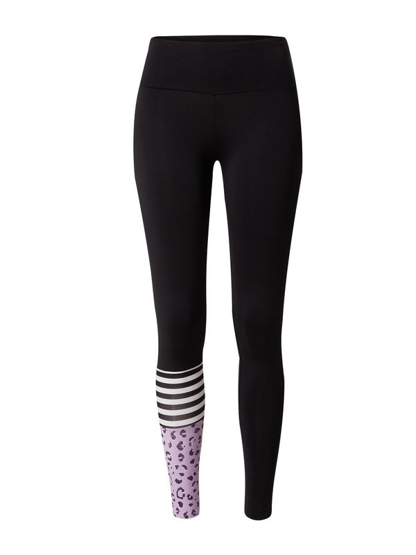 Hey Honey Hey Honey Športne hlače  svetlo lila / črna / bela