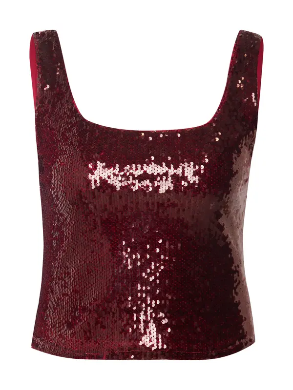 Hoermanseder Hoermanseder Top 'Sequin'  burgund
