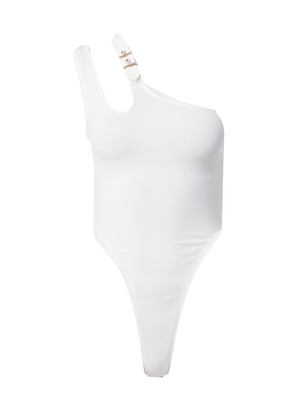 Hoermanseder x About You Hoermanseder x About You Bodi majica 'Alita'  zlata / bela