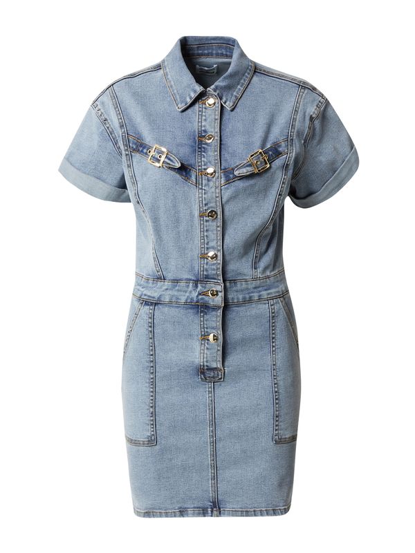 Hoermanseder x About You Hoermanseder x About You Dolga srajca 'Liv'  svetlo modra