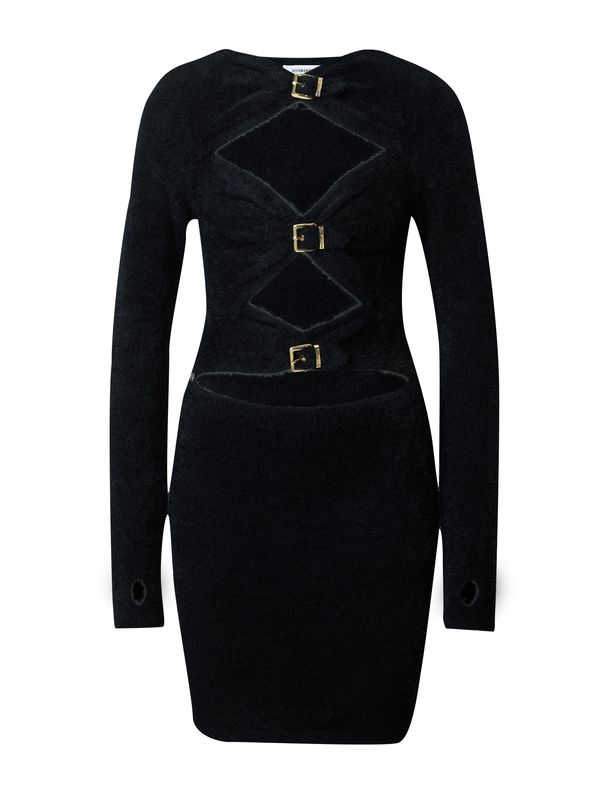 Hoermanseder x About You Hoermanseder x About You Pletena obleka 'Klea'  zlata / črna