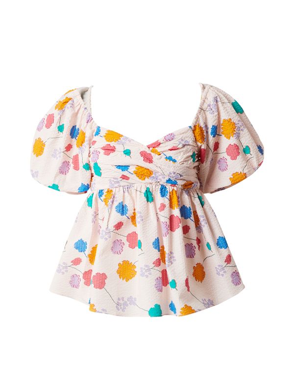 Hofmann Copenhagen Hofmann Copenhagen Bluza 'Michelle'  zlato-rumena / žad / roza / rdeča