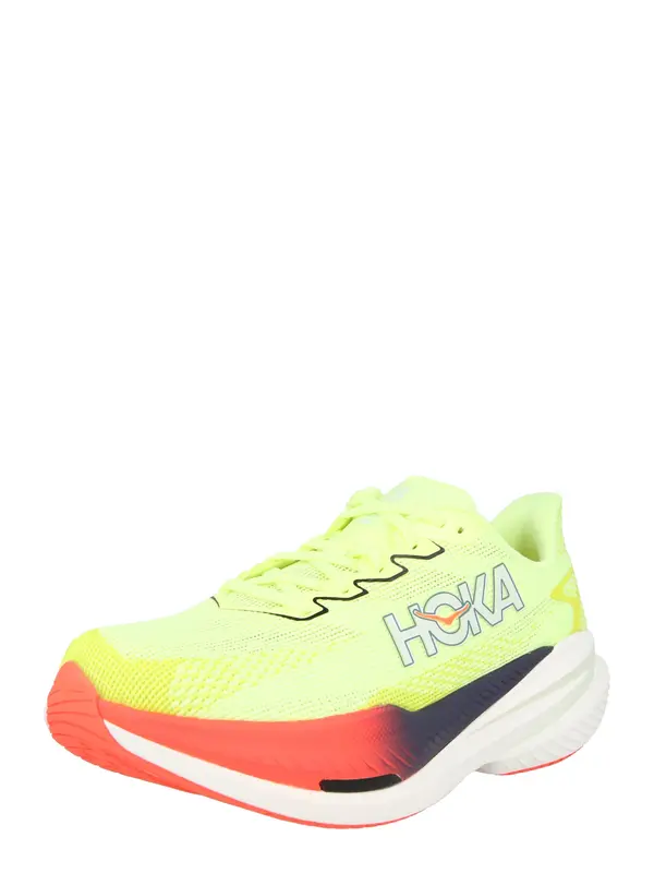 HOKA HOKA Tekaški čevelj 'MACH X 3'  neonsko rumena / losos / črna / bela