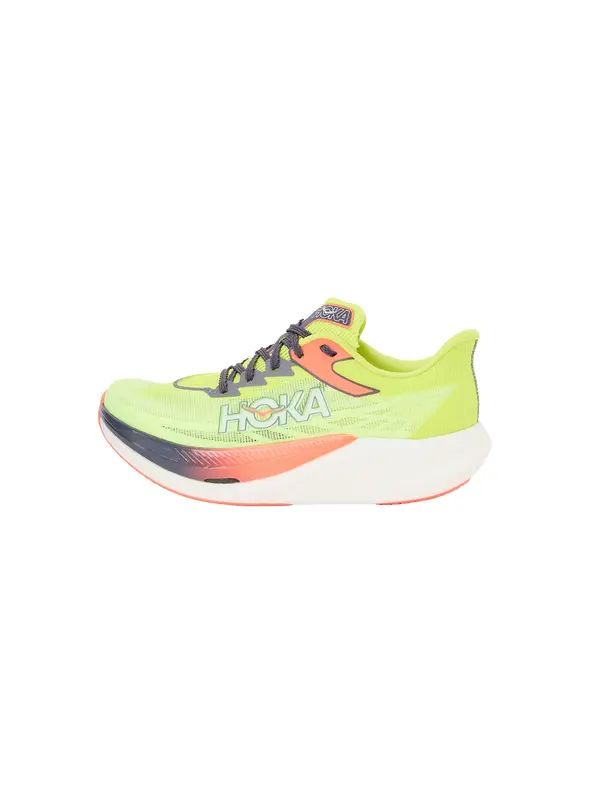 HOKA HOKA Tekaški čevelj 'ROCKET X 3'  neonsko zelena / temno oranžna / črna