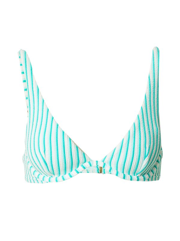 HOLLISTER HOLLISTER Bikini zgornji del  zelena / meta / bela