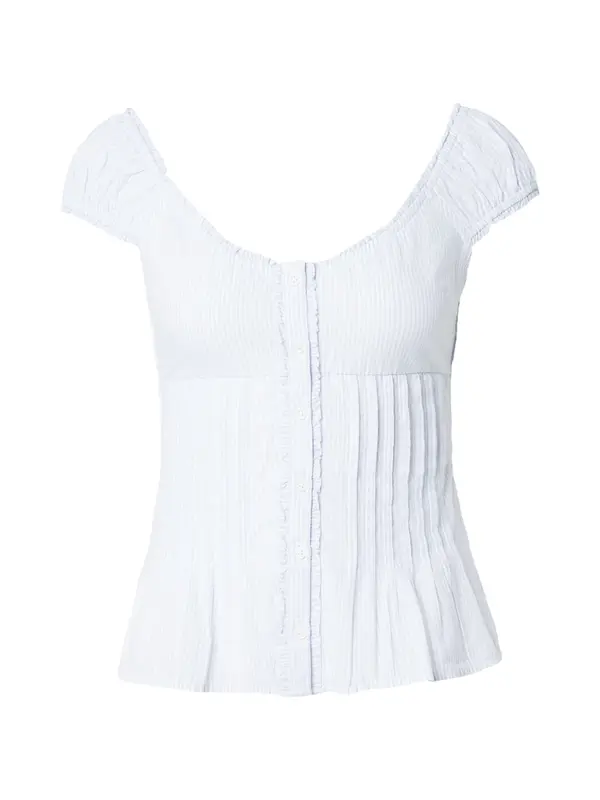 HOLLISTER HOLLISTER Bluza  pastelno modra / bela