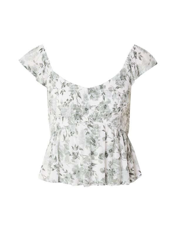 HOLLISTER HOLLISTER Bluza  siva / zelena / bela