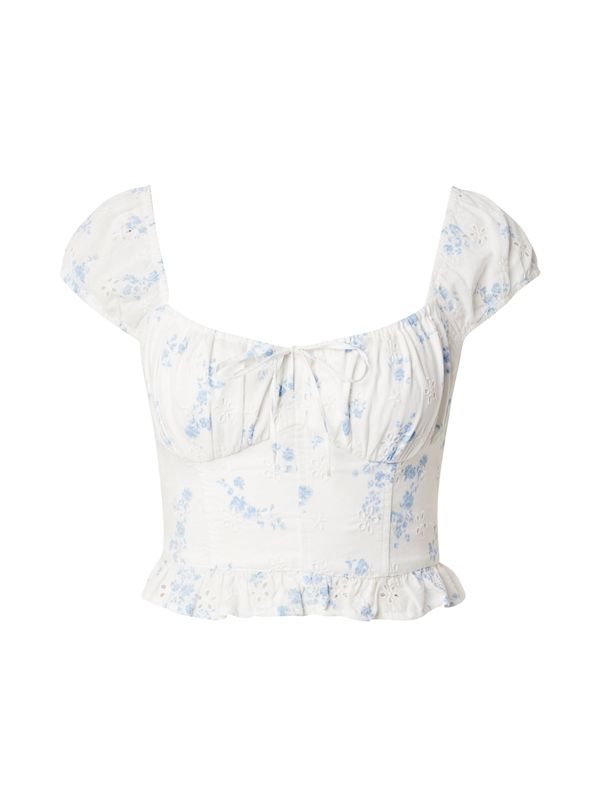 HOLLISTER HOLLISTER Bluza  svetlo modra / bela