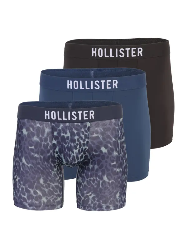 HOLLISTER HOLLISTER Boksarice  marine / mornarska / črna / bela
