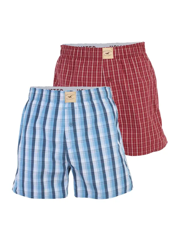 HOLLISTER HOLLISTER Boksarice  opal / svetlo modra / rdeča / bela
