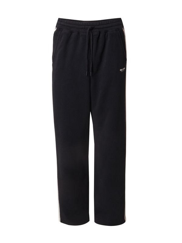 HOLLISTER HOLLISTER Hlače  črna / bela