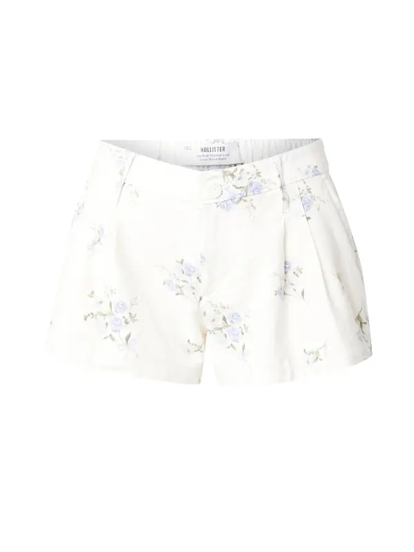 HOLLISTER HOLLISTER Hlače z naborki  modra / svetlo modra / zelena / bela