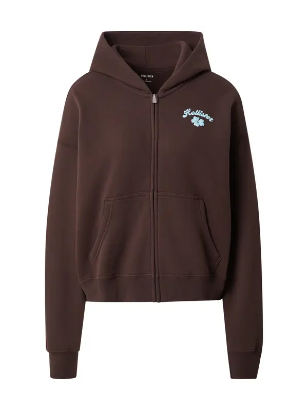 HOLLISTER HOLLISTER Jopa na zadrgo  voda / rjava