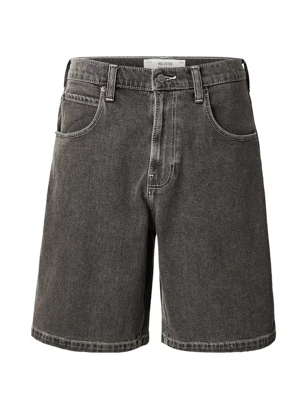 HOLLISTER HOLLISTER Kavbojke  siva / črna / črn denim