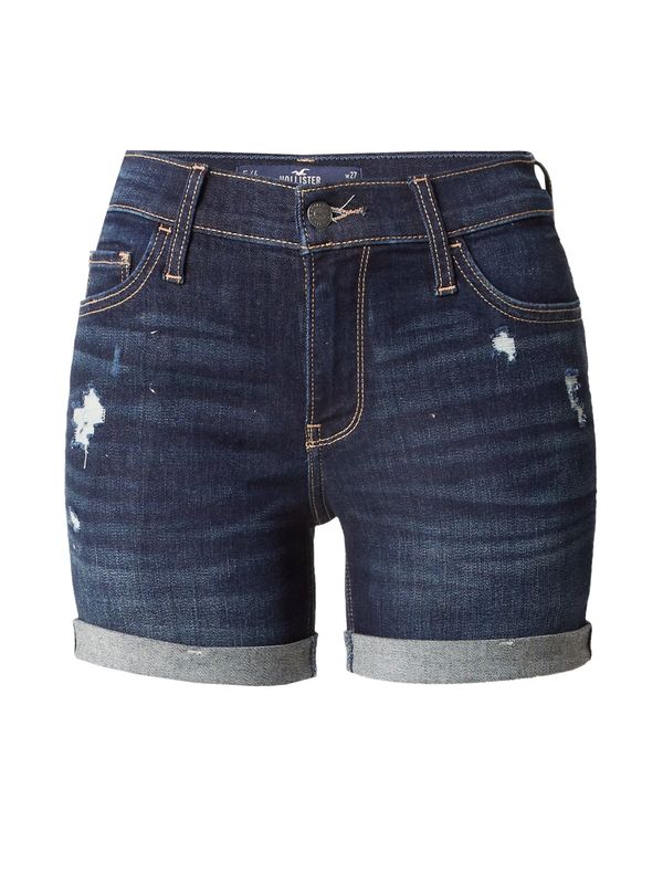 HOLLISTER HOLLISTER Kavbojke  temno modra