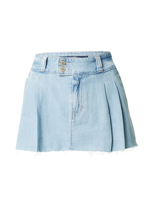 HOLLISTER HOLLISTER Krilo 'APAC DENIM LR MICRO PLEATED MINI'  modra