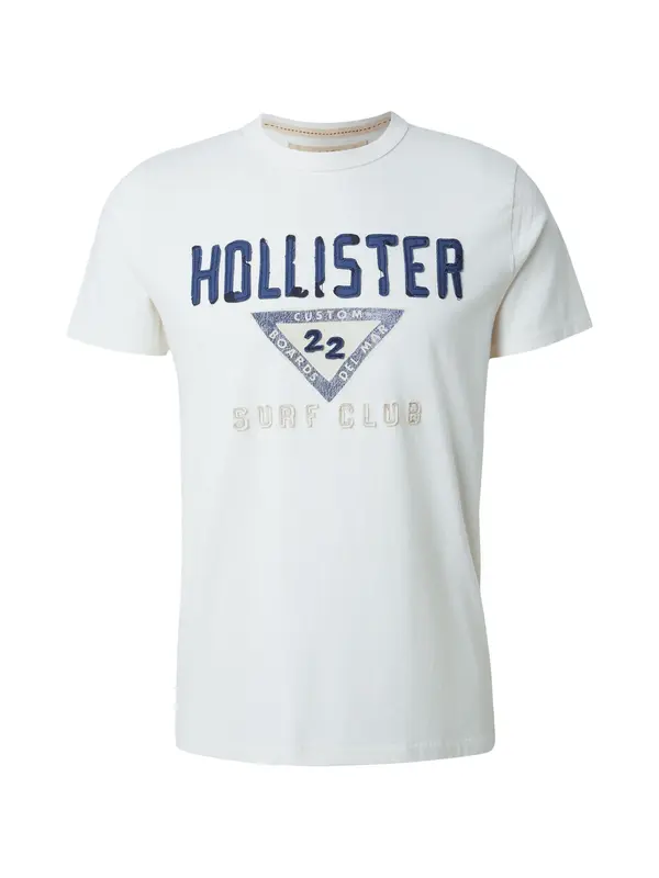 HOLLISTER HOLLISTER Majica  bež / kremna / dimno modra / temno modra