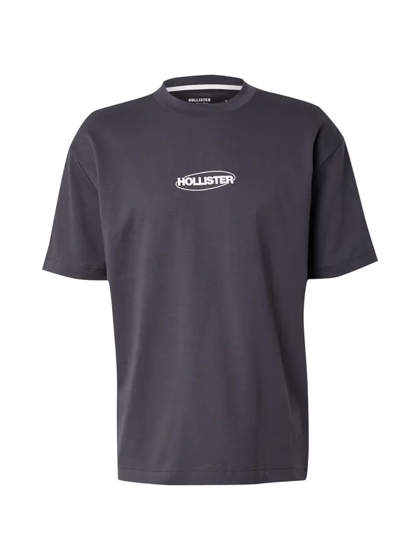 HOLLISTER HOLLISTER Majica  črna / bela