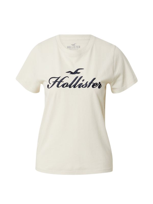 HOLLISTER HOLLISTER Majica  črna / off-bela