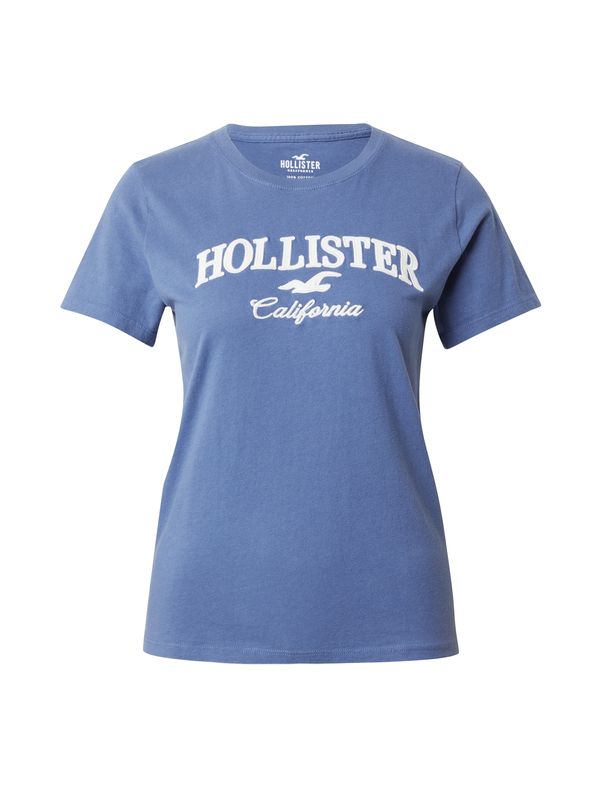 HOLLISTER HOLLISTER Majica  dimno modra / bela