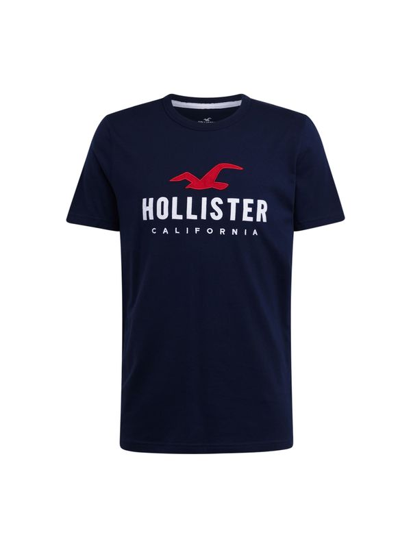 HOLLISTER HOLLISTER Majica 'EMEA'  mornarska / rdeča / bela