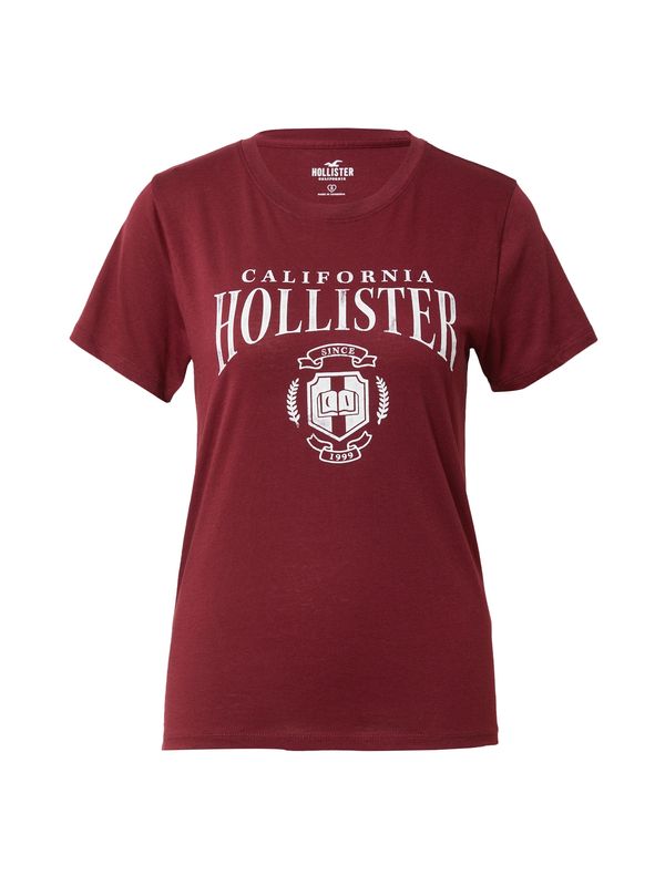 HOLLISTER HOLLISTER Majica  krvavo rdeča / bela