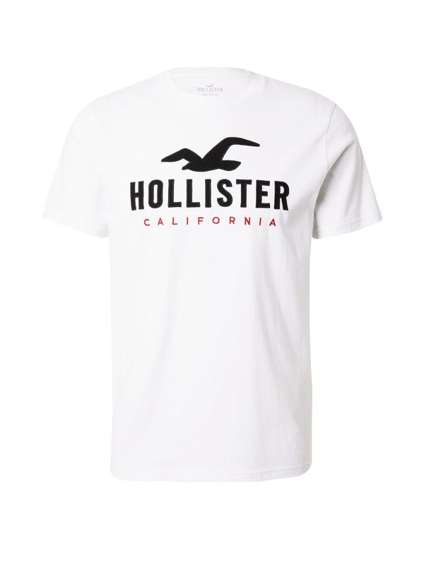 HOLLISTER HOLLISTER Majica  krvavo rdeča / črna / bela