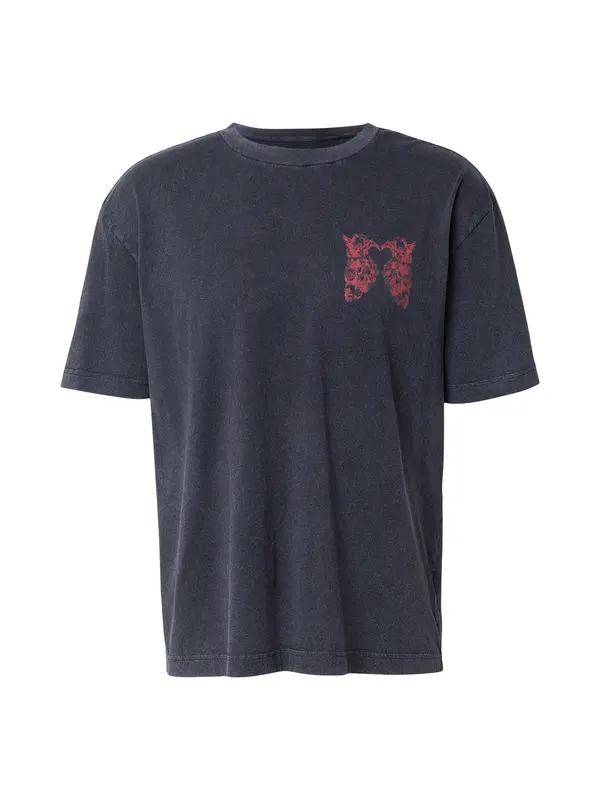 HOLLISTER HOLLISTER Majica 'LOVE'  češnjevo rdeča / črna