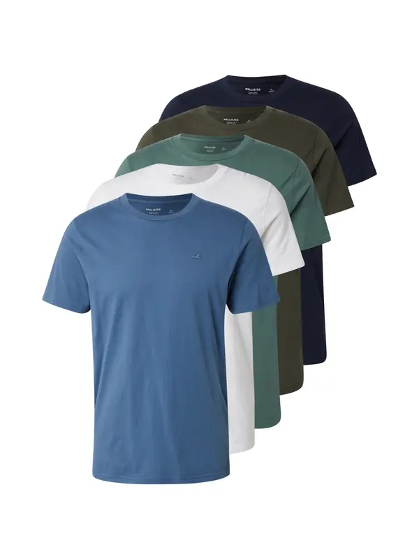 HOLLISTER HOLLISTER Majica  marine / opal / oliva / smaragd / bela